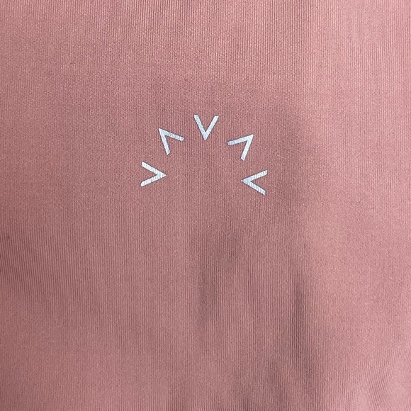 Varley Laser Perforated Bubble Gum Pink Leggings Size M - Picture 6 of 10